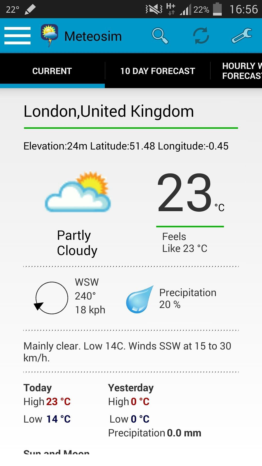 Meteosim weather