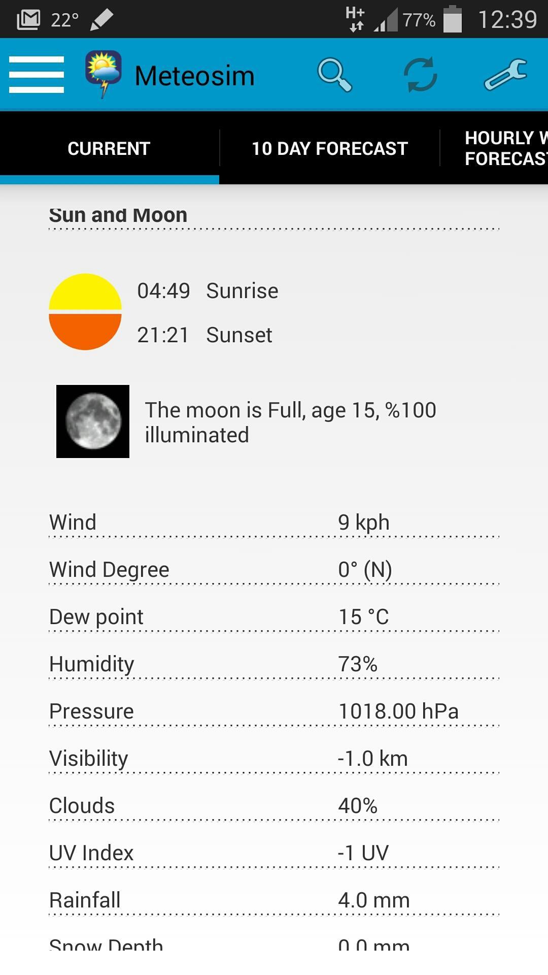Meteosim weather