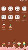 Cartoon Theme - Chocolate Cupcake