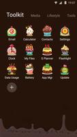 Cartoon Theme - Chocolate Cupcake