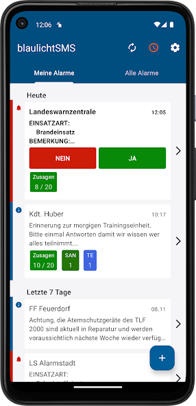 blaulichtSMS