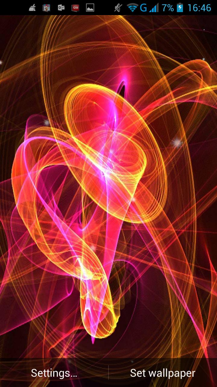 Electric Plasma Live Wallpaper