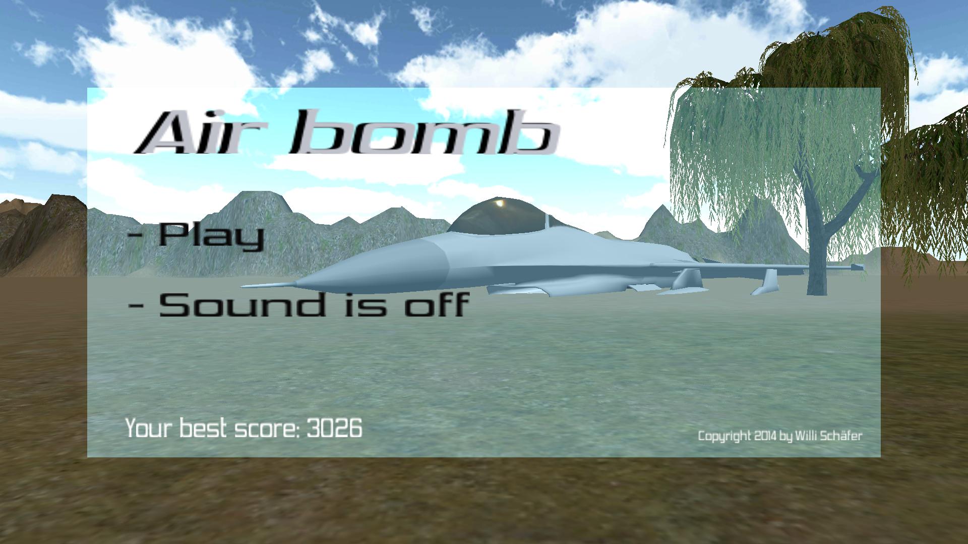 Air bomb 3D Ads