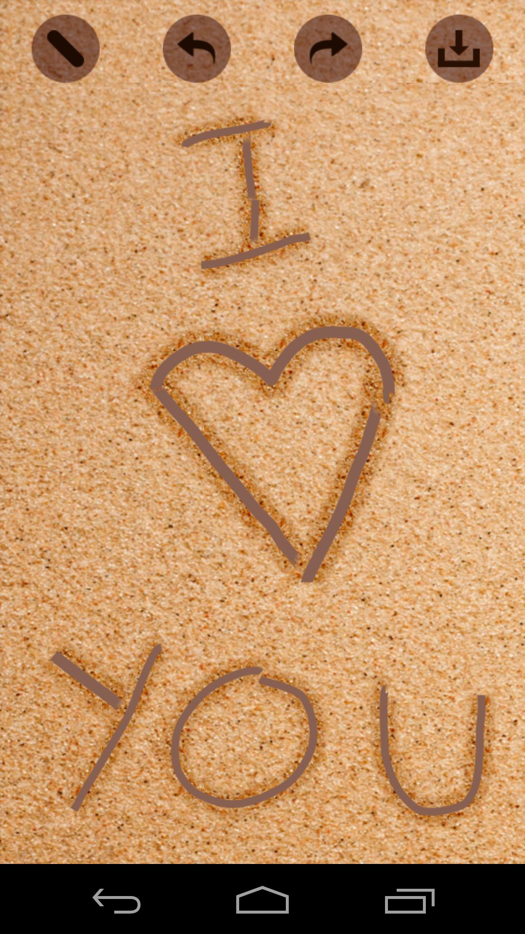 Draw In Sand