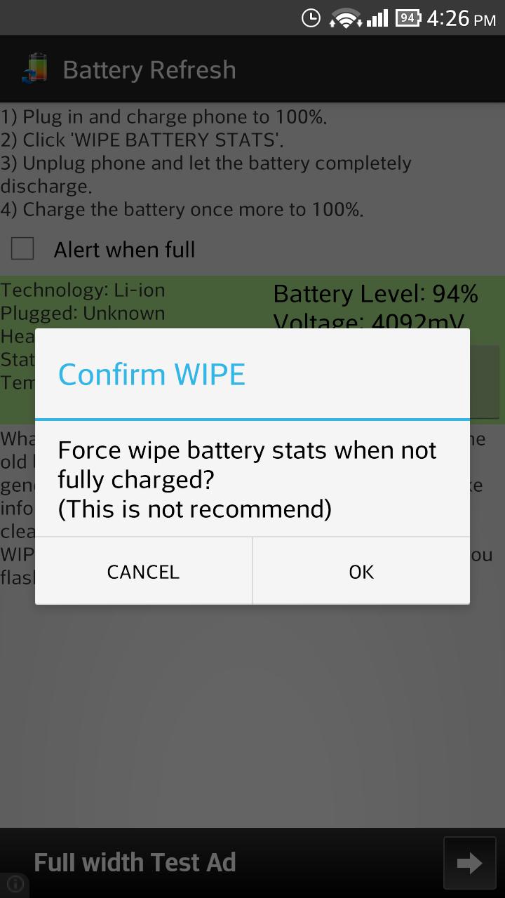 Battery Refresh