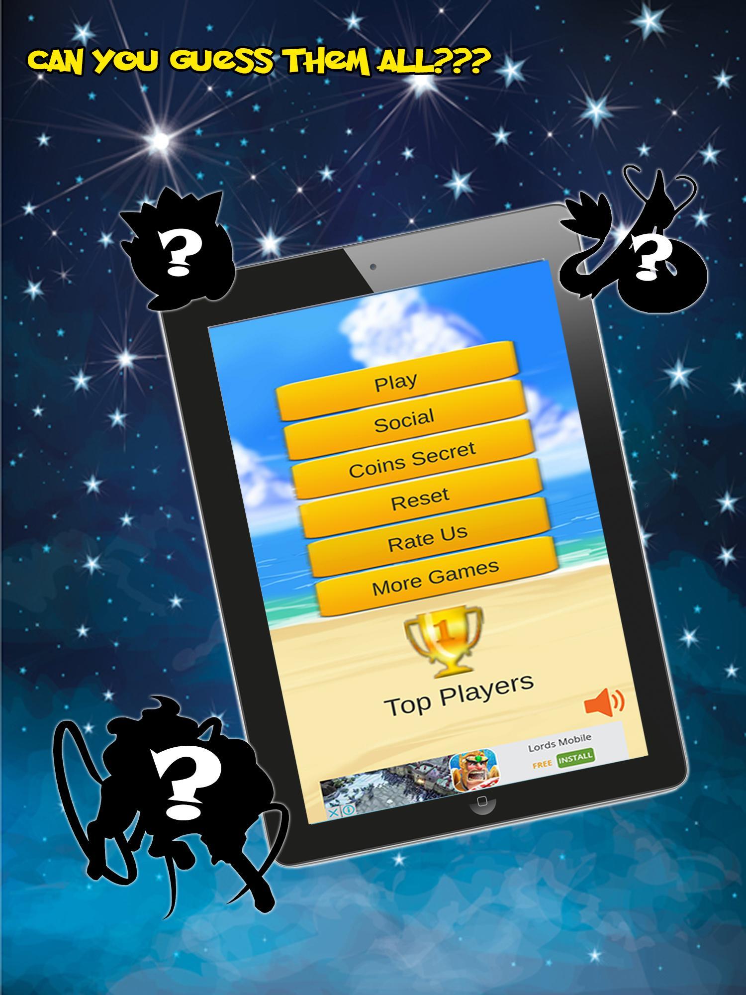 Guess The Pokemon Quiz