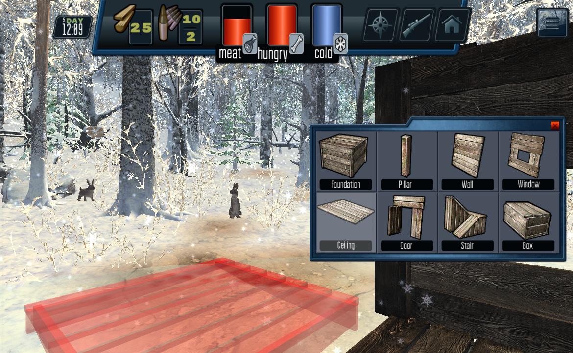 Siberian survival. Hunting.