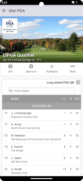 Metropolitan PGA