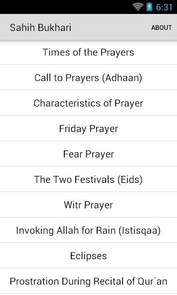 Sahih Bukhari