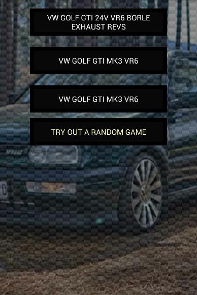 Engine sounds of Golf VR6