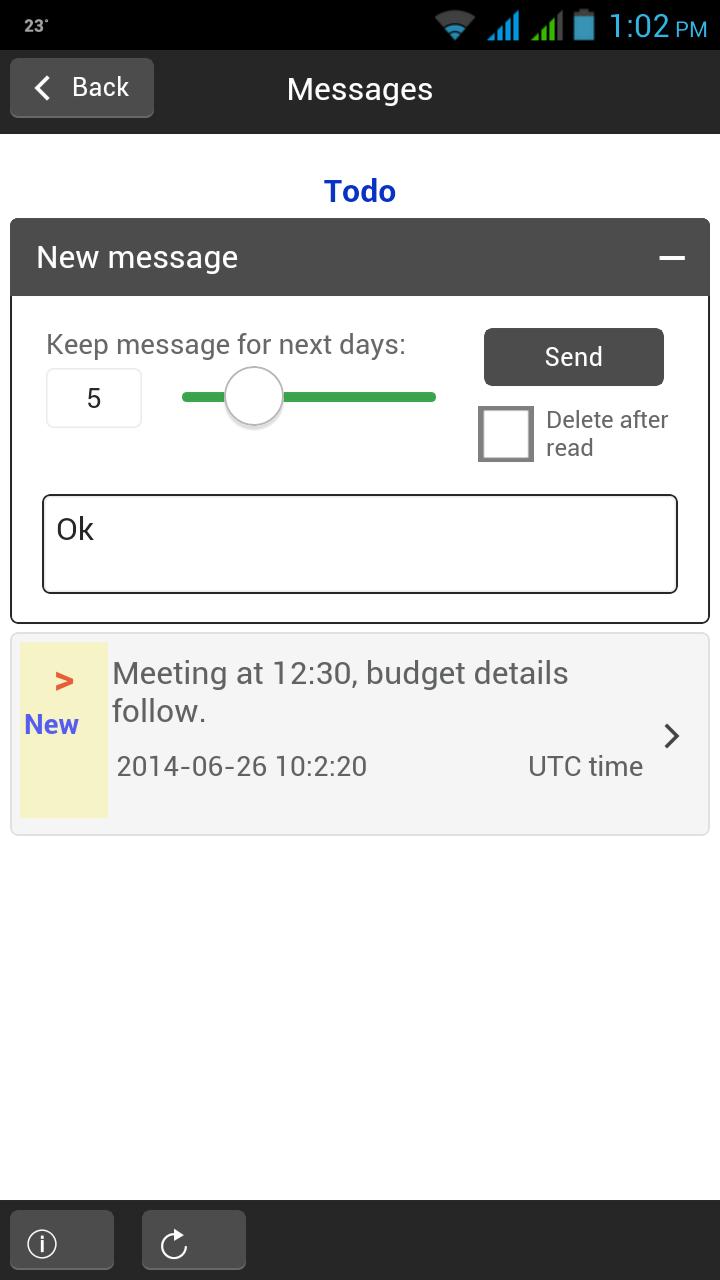 Secrecy MSG