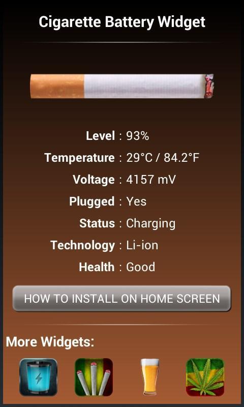 Cigarette Smoking HD Battery