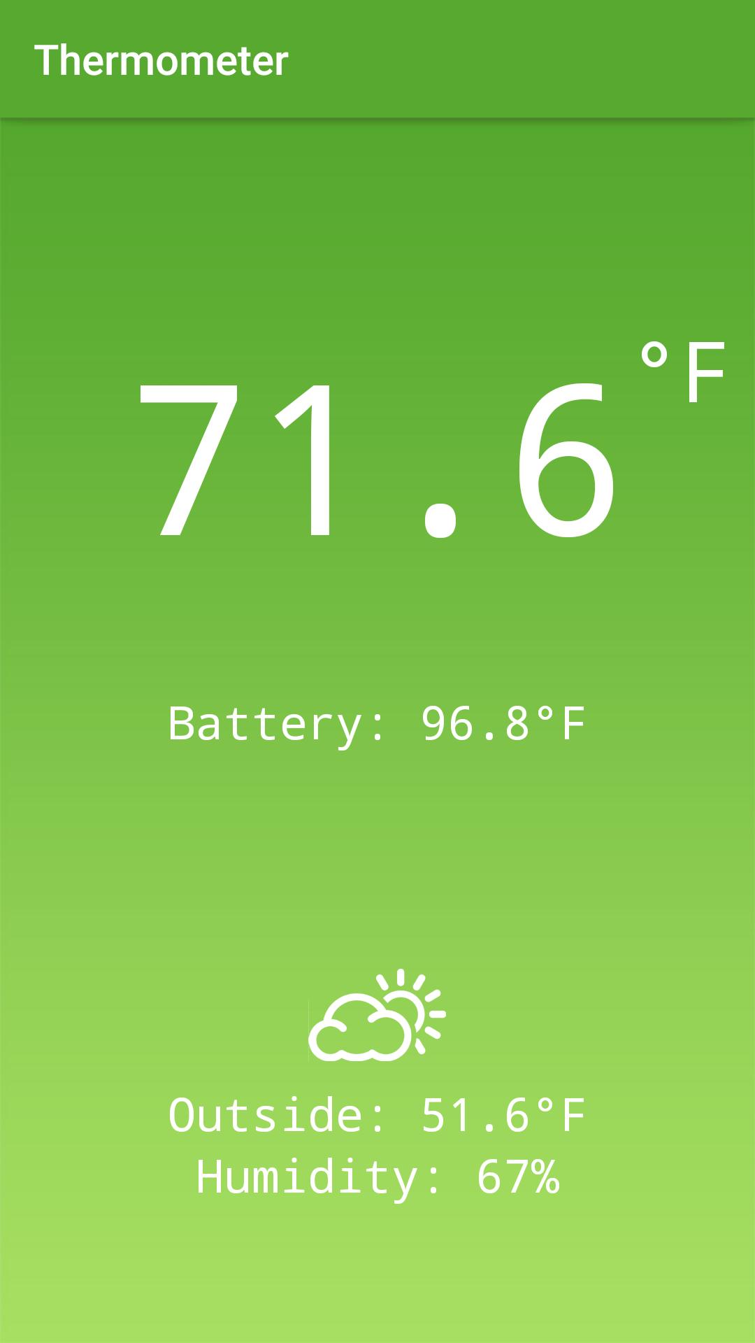 Free thermometer