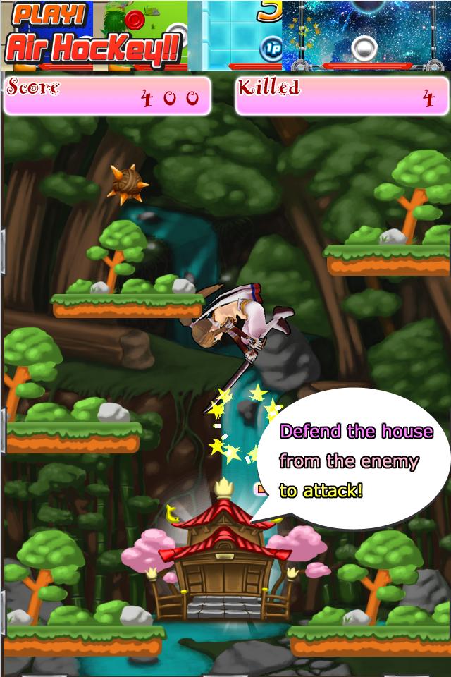 Play!  Ninja Girl Defense War!!