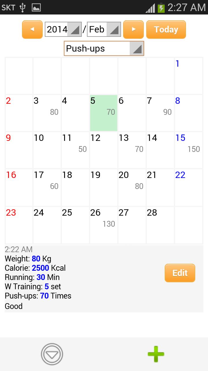 Fitness Diary
