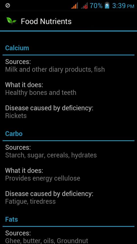 Food Nutrients