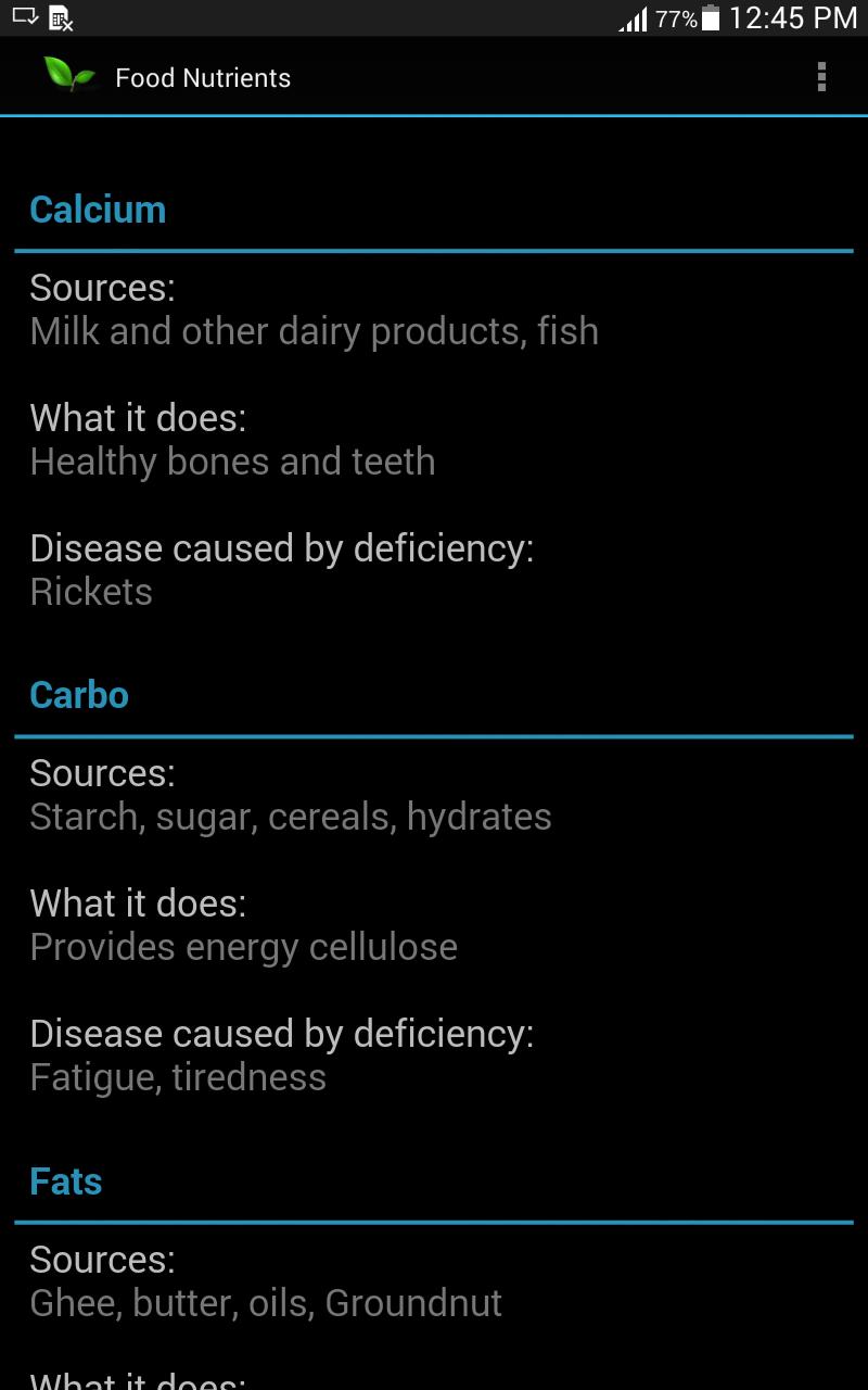 Food Nutrients