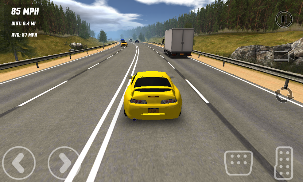 Freeway Traffic Rush