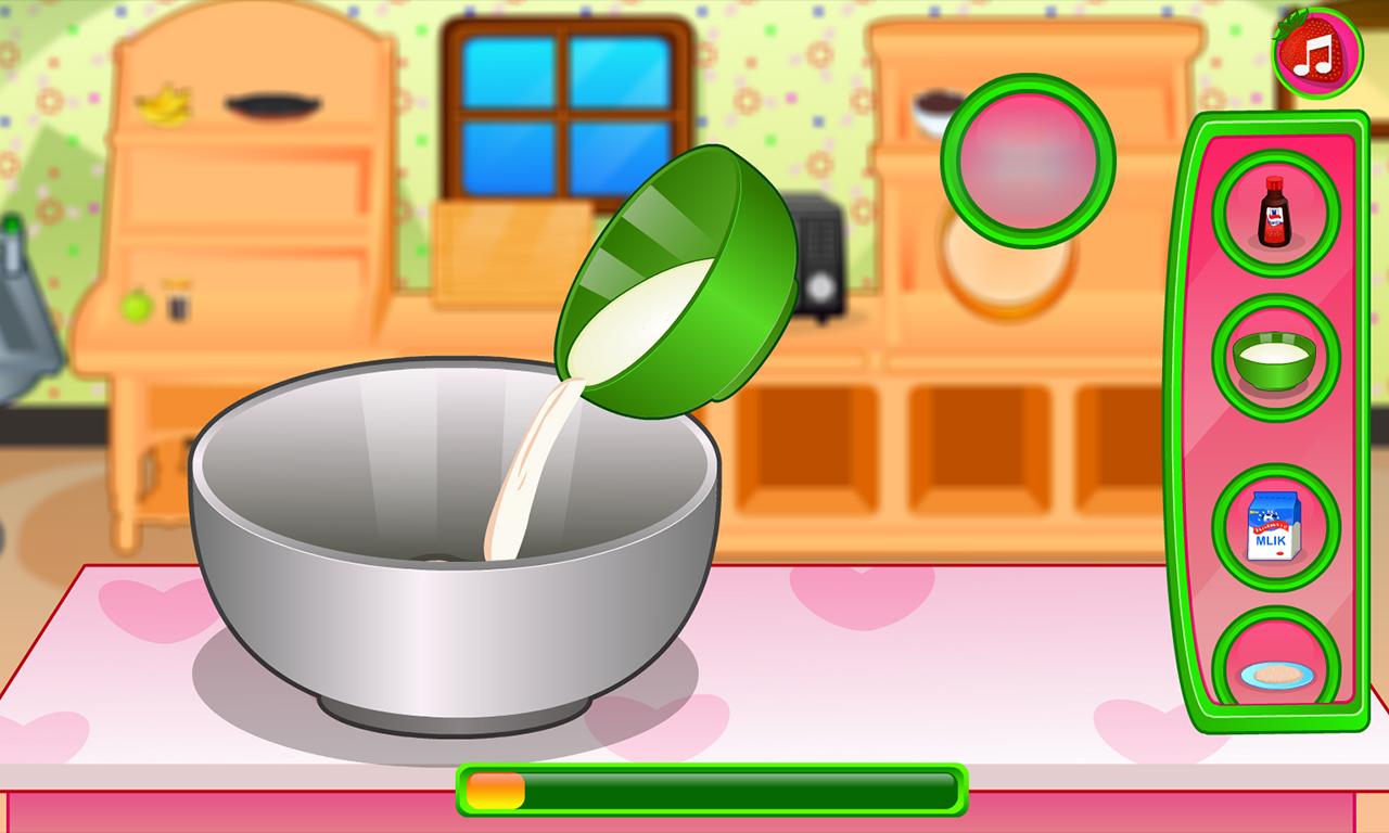 Cooking strawberry short cake