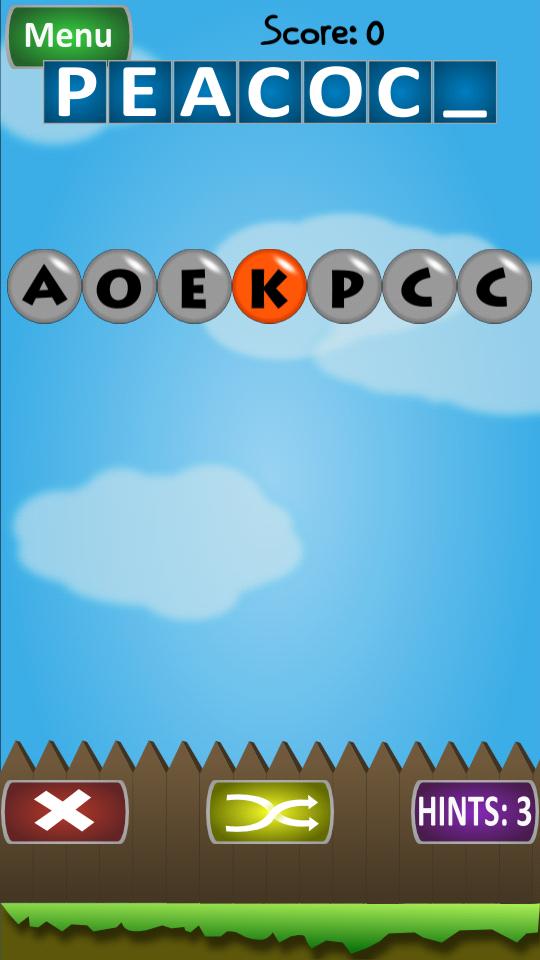 Scrambled Words