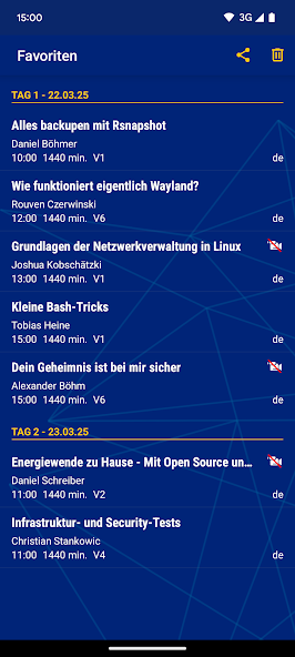 CLT 2025 Fahrplan