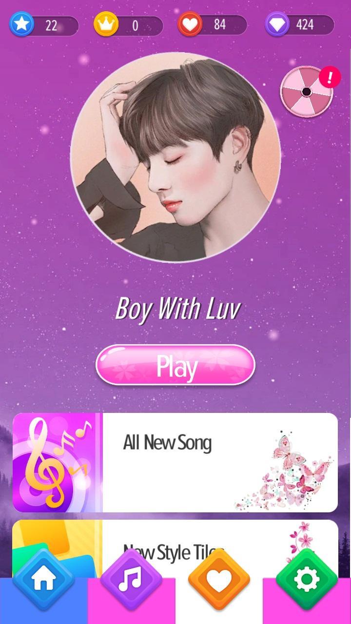 Flower Pink Piano Tiles - Girly Butterfly Songs