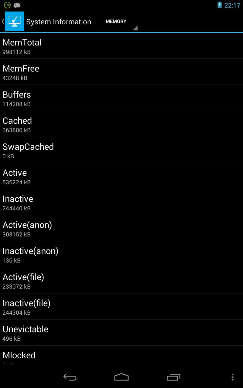 System Information