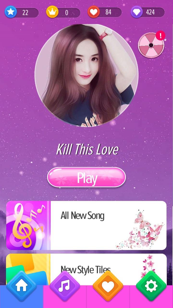 Flower Pink Piano Tiles - Girly Butterfly Songs