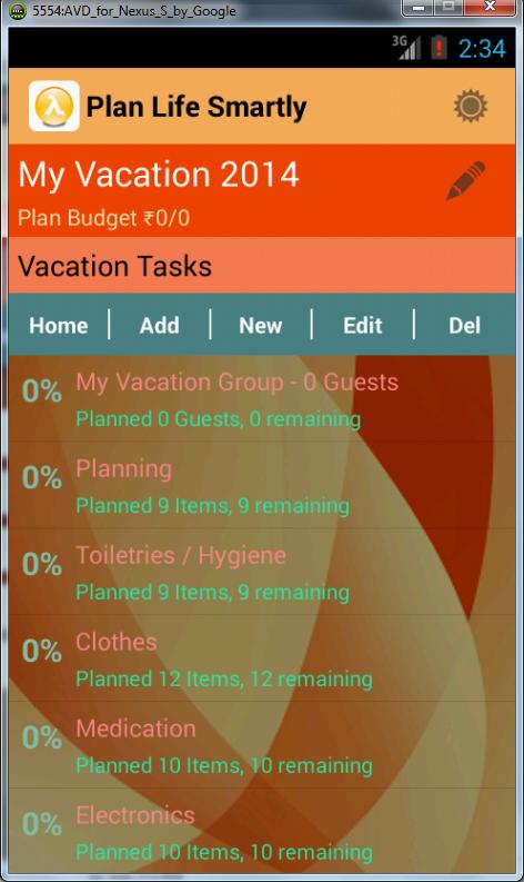 Life Event Planner