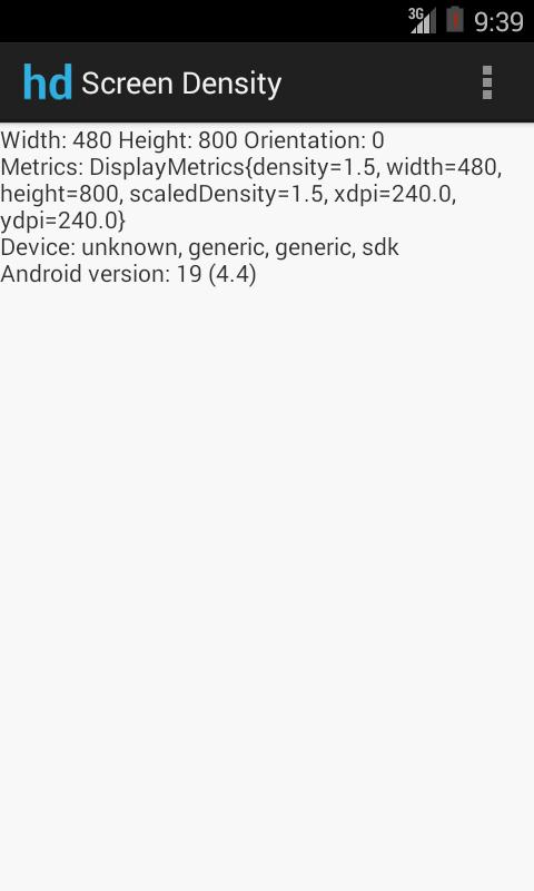 Screen Density
