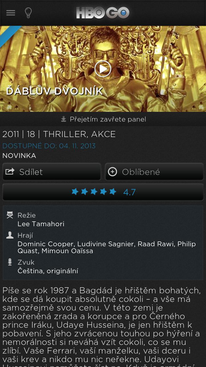 HBO GO Czech