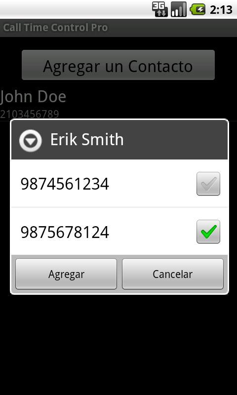 Call Time Control