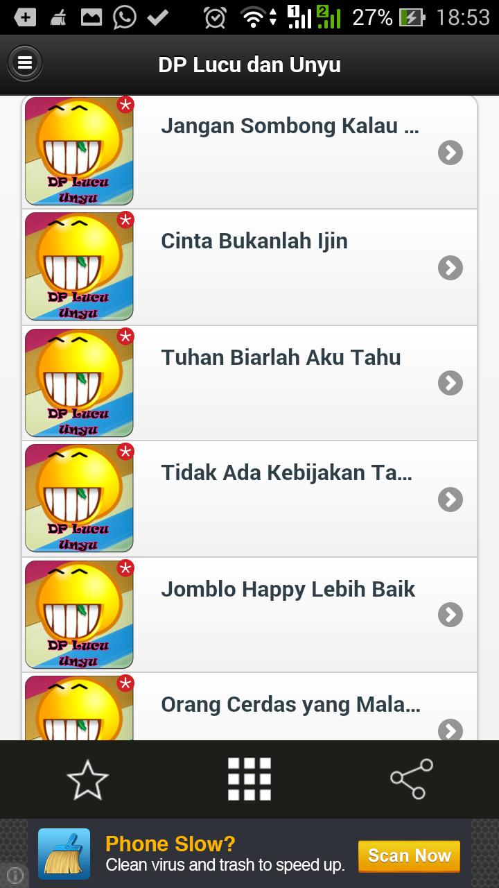 DP Lucu Unyu