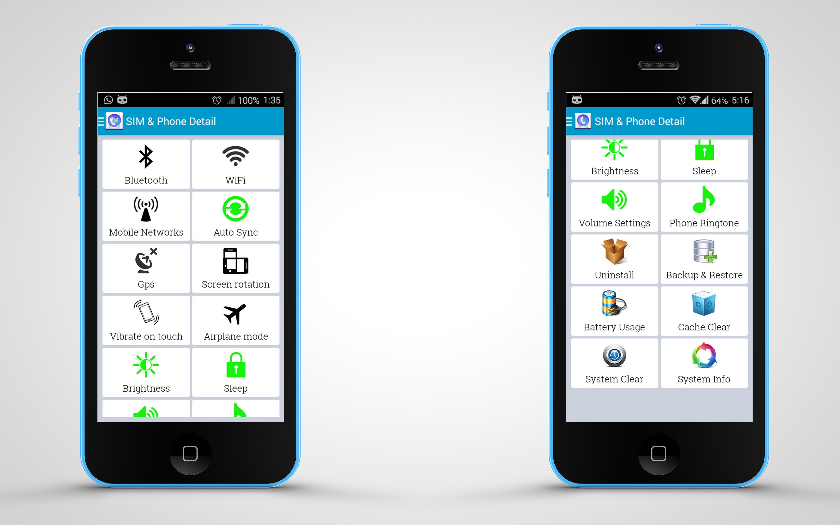 SIM Phone Details