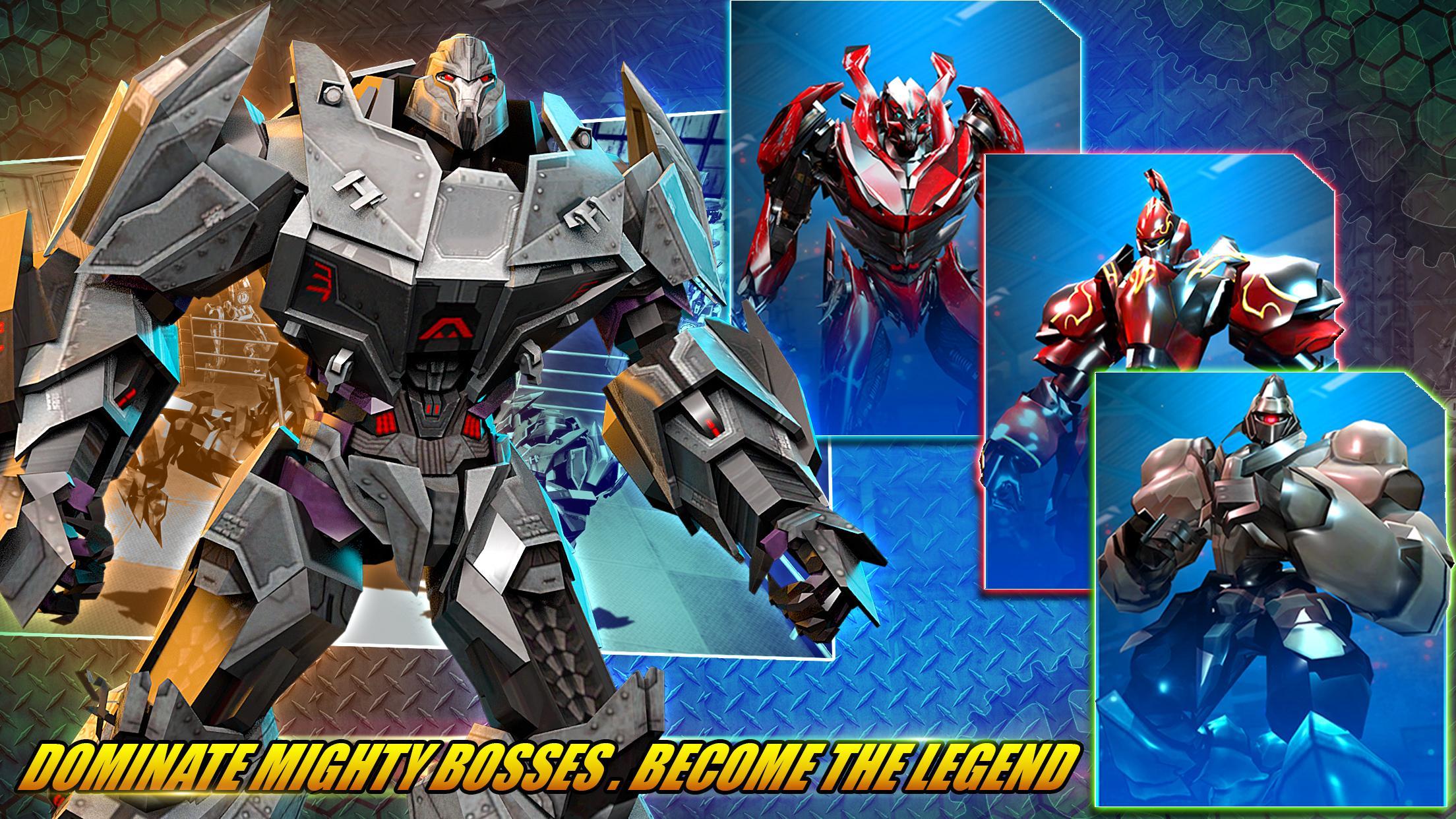 Robot Fighting Games: Real Transform Ring Fight 3D