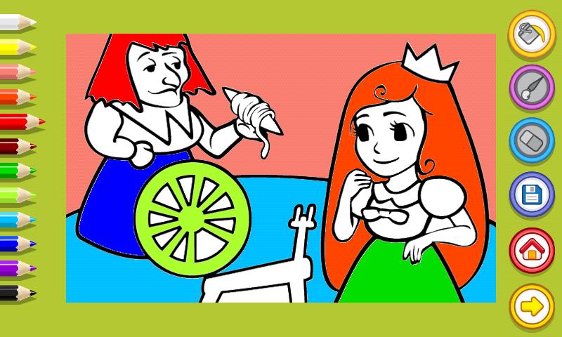 Girls Coloring