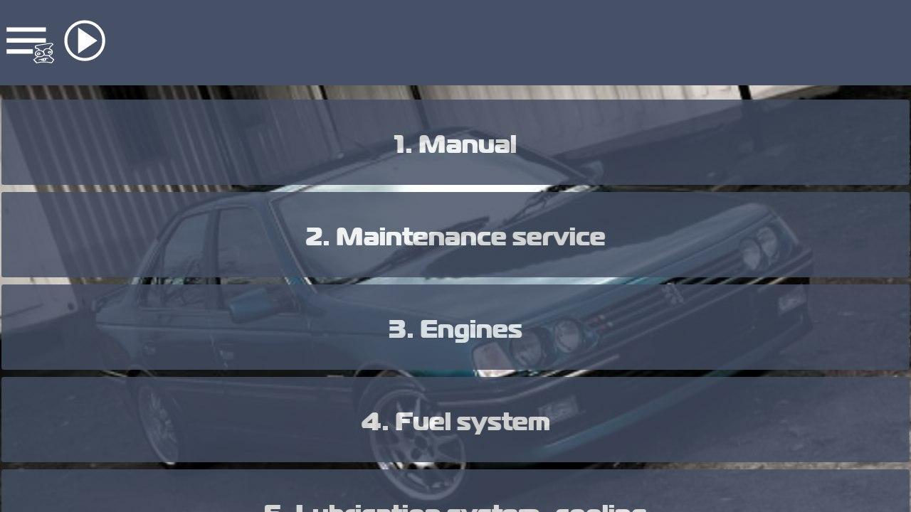 Peugeot 405 - Repair, service, operation
