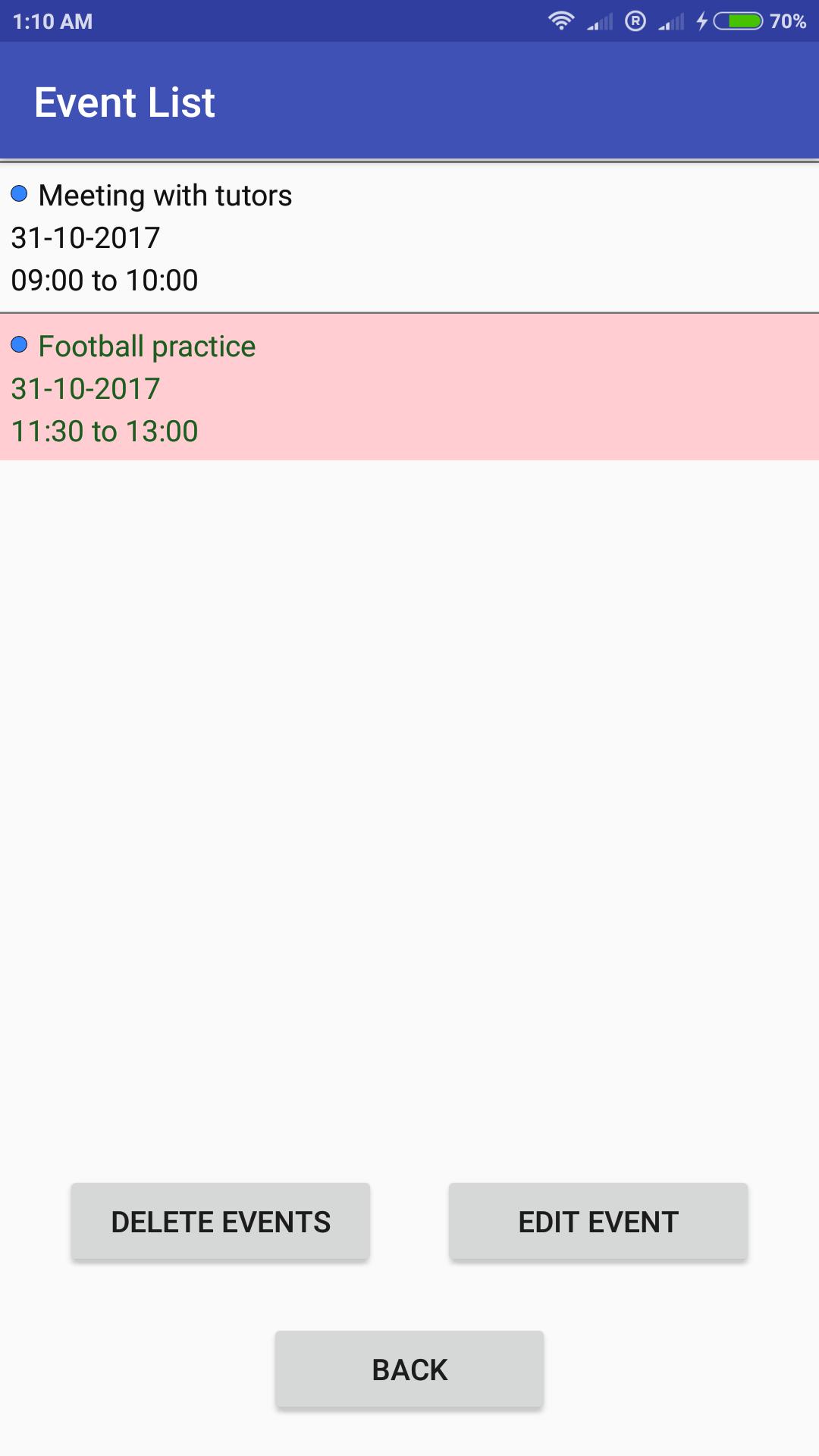 My Calendar