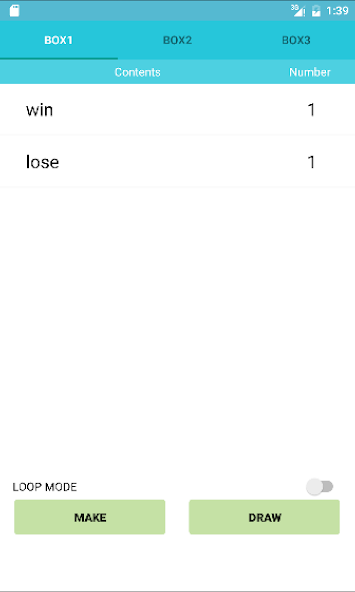 Input of Lots