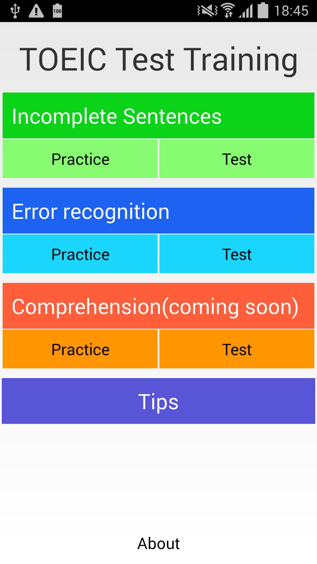 TOEIC Test Training