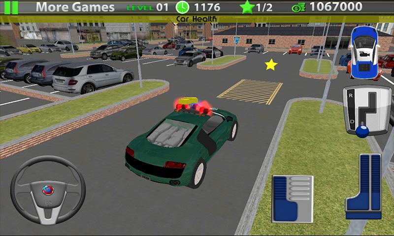 Mr. Parking: Police Cars 3D