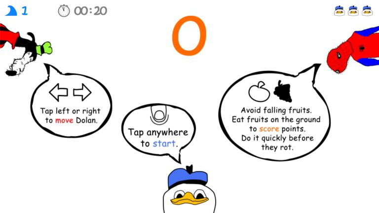 Dolan Duck Fruit Game