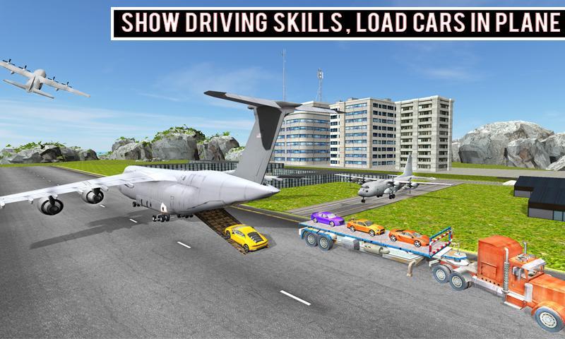 Modern Car Transporter Plane