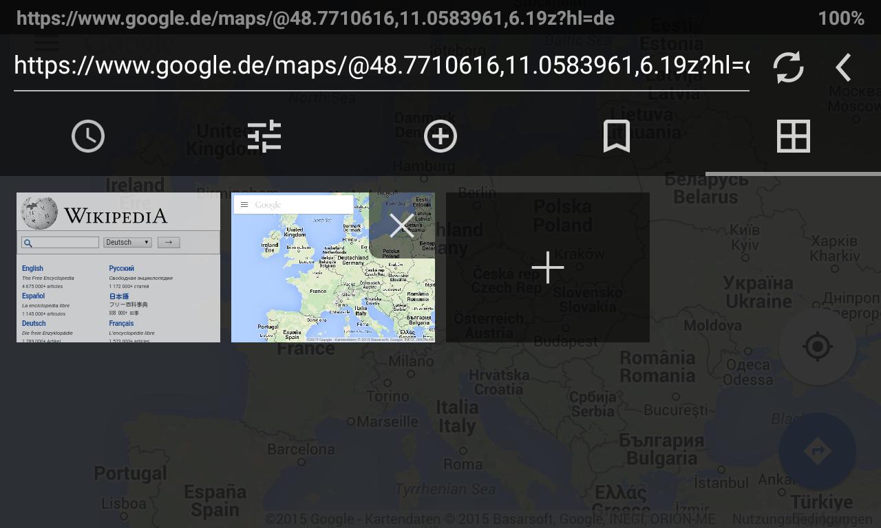 Fullscreen Browser