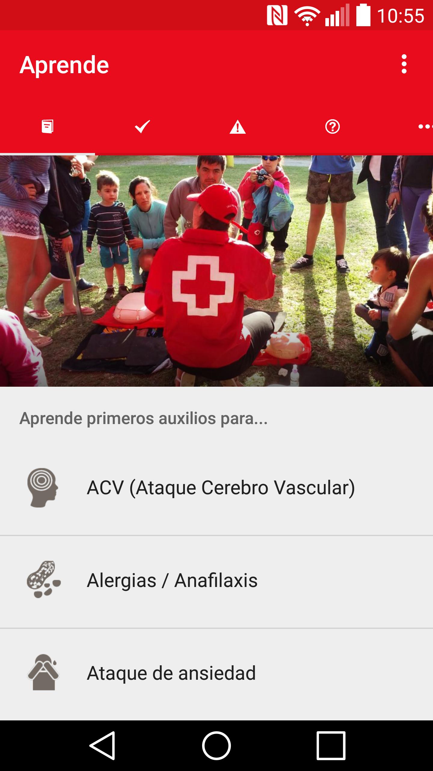 Primeros Auxilios - Cruz Roja