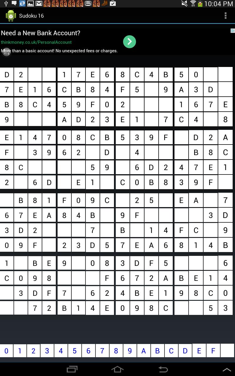 Sudoku 16