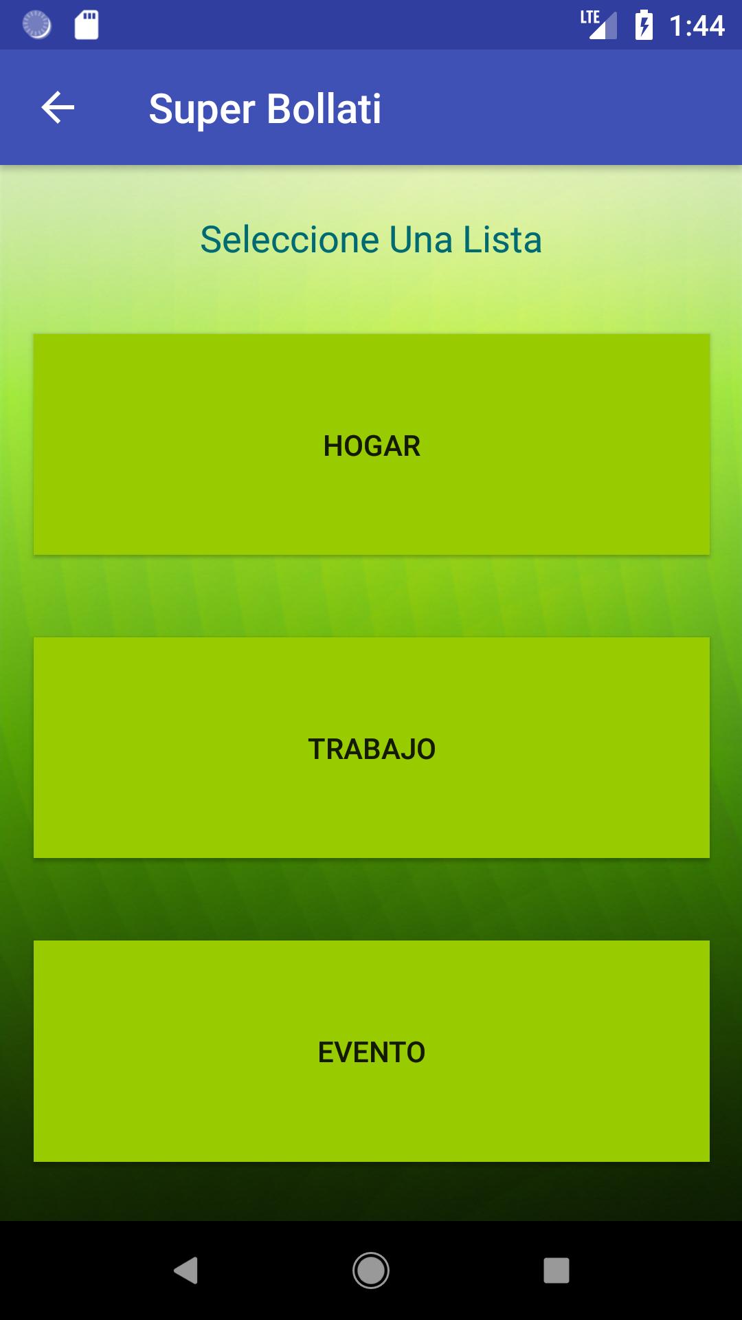Lista de Super Demo