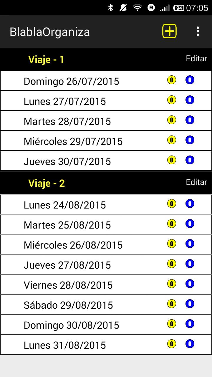 BlaBla Organize