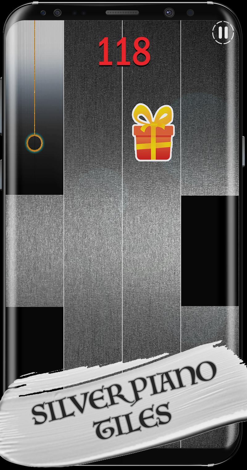 Silver Piano Tiles