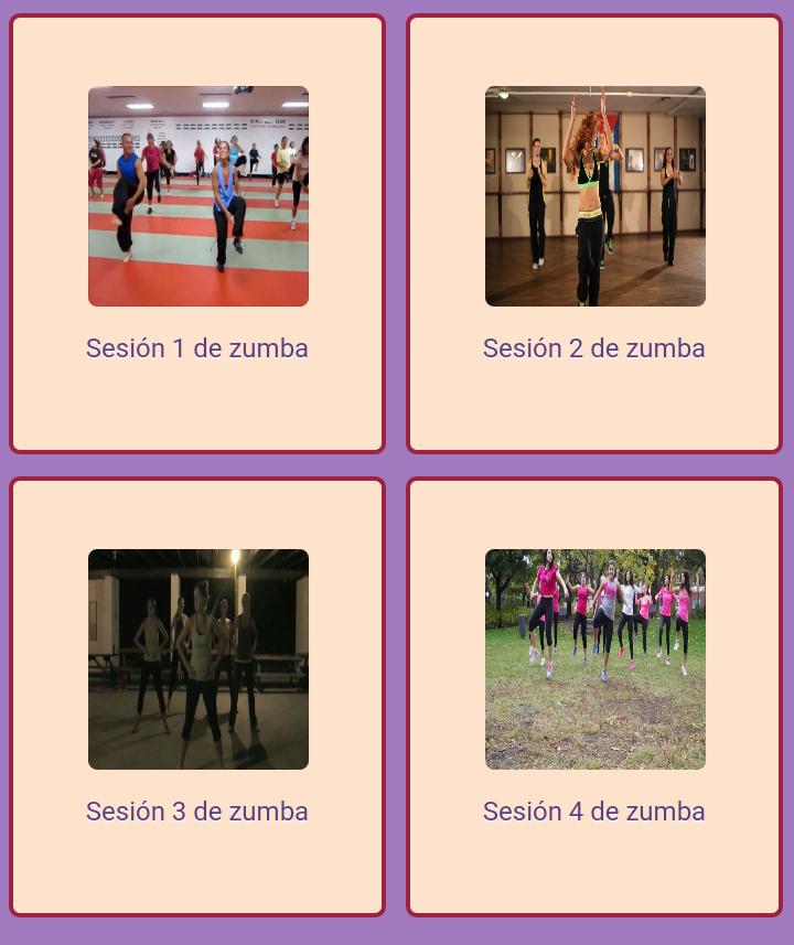 Zumba classes